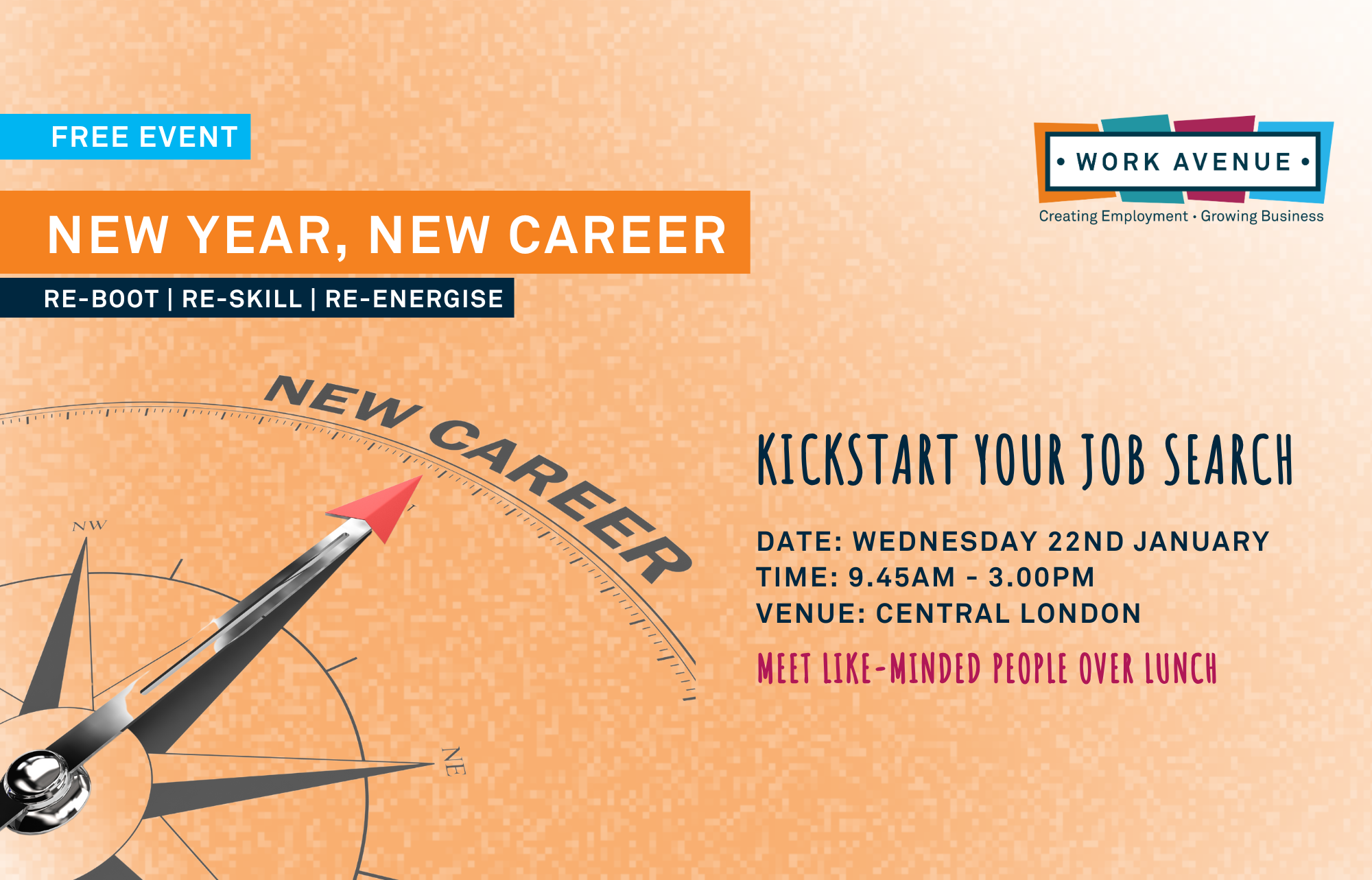 Kickstart your job search at our New Year, New Career event
